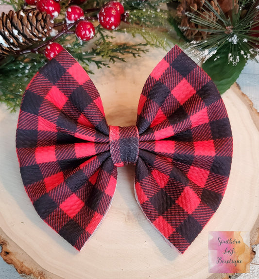RED AND BLACK BUFFALO PLAID