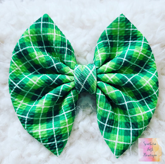 GREEN PLAID