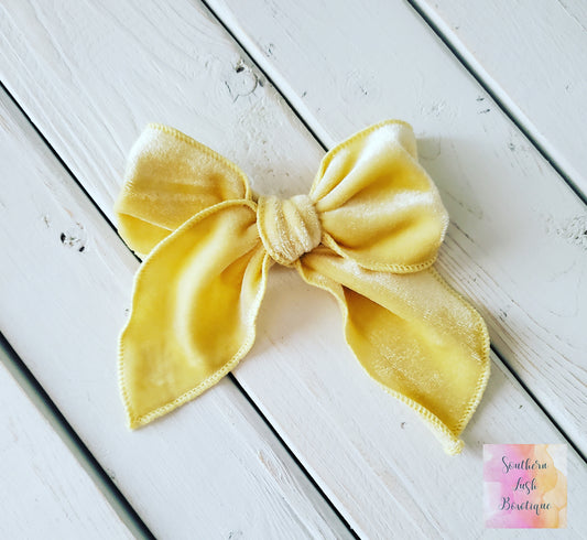 YELLOW VELVET S