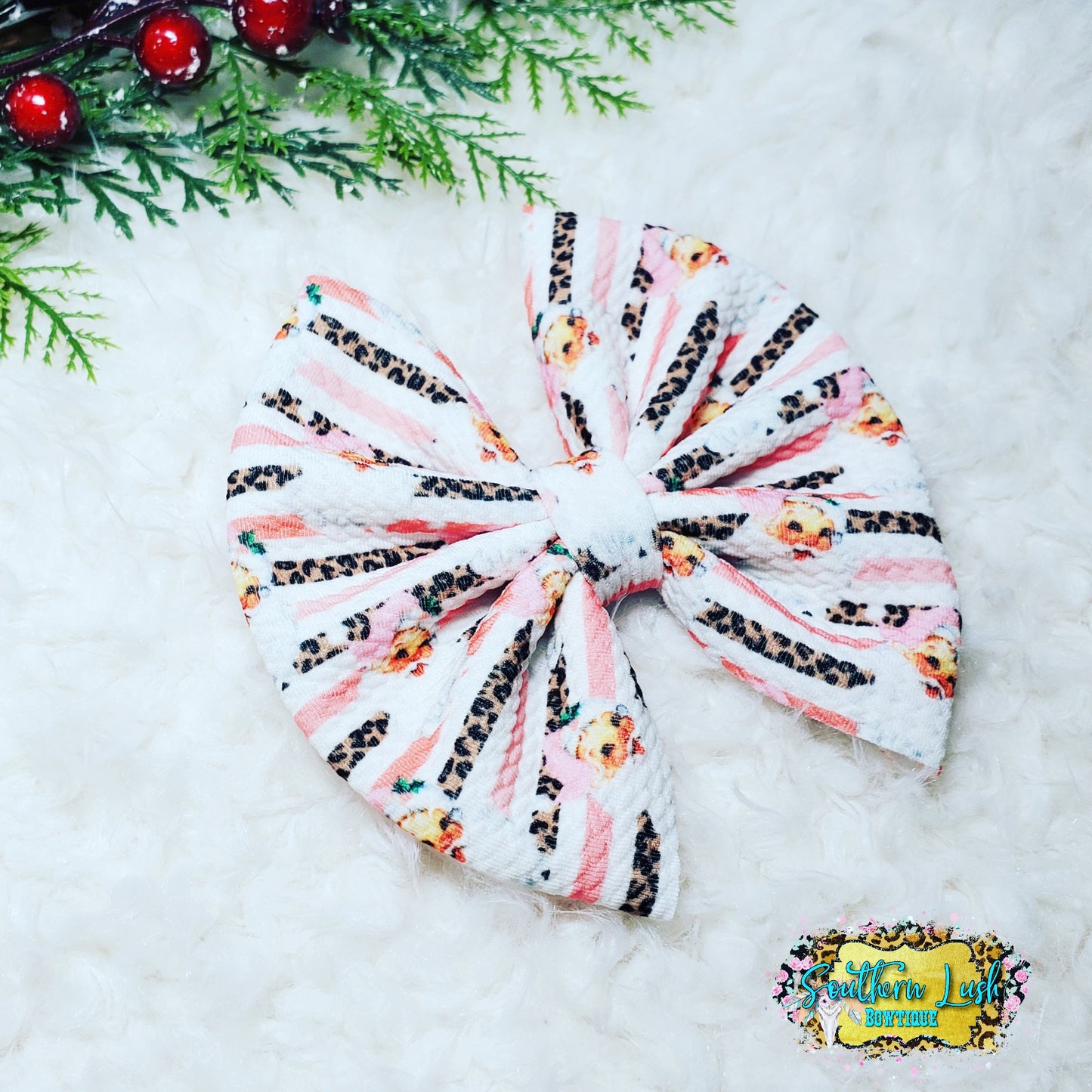 GIRLY SANTA STRIPES