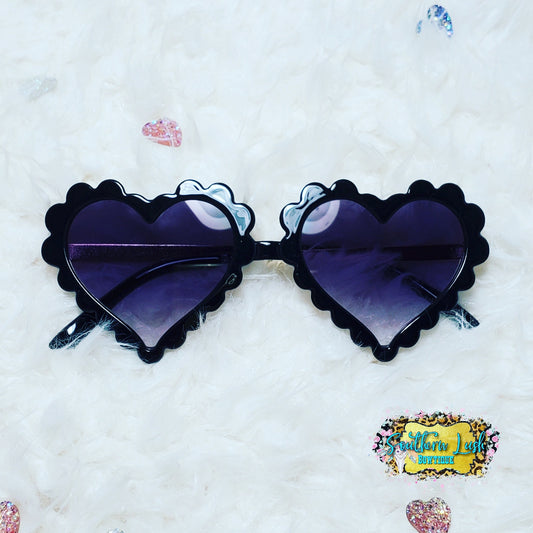 "LICORICE BLACK" HEART BREAKER SUNNIES