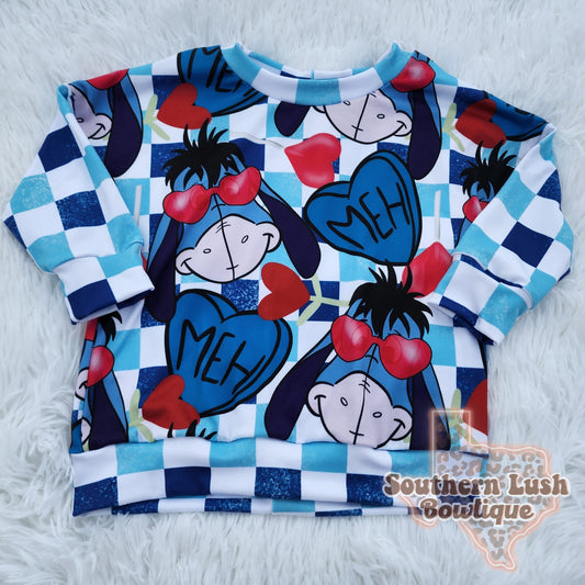 (READY TO SHIP)"MEH" LOUNGE TEE