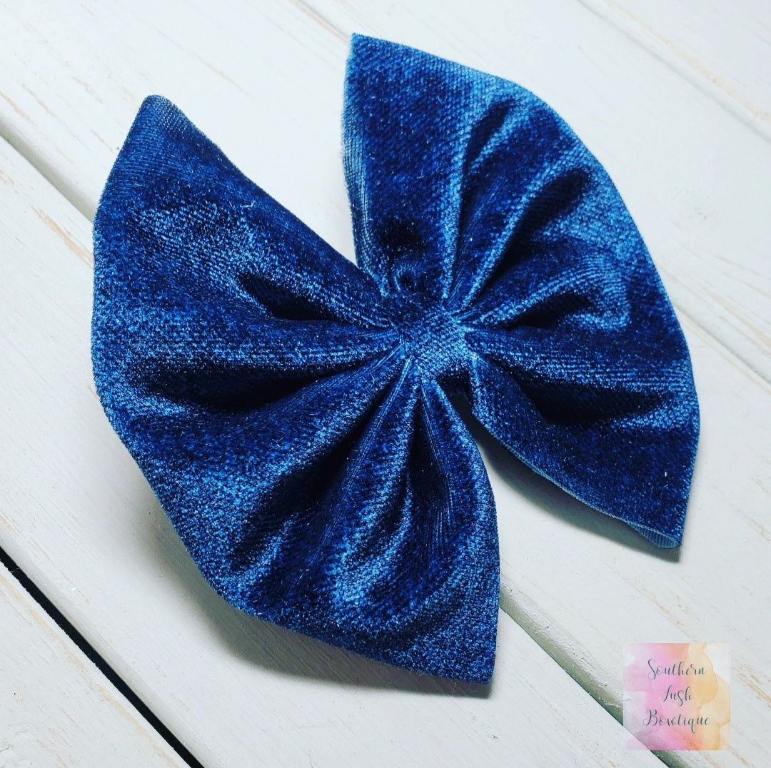 DARK DENIM VELVET