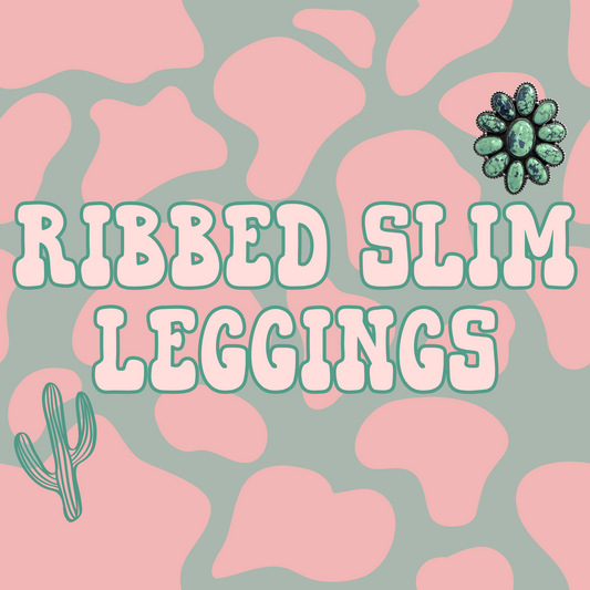 Ribbed Slim Leggings