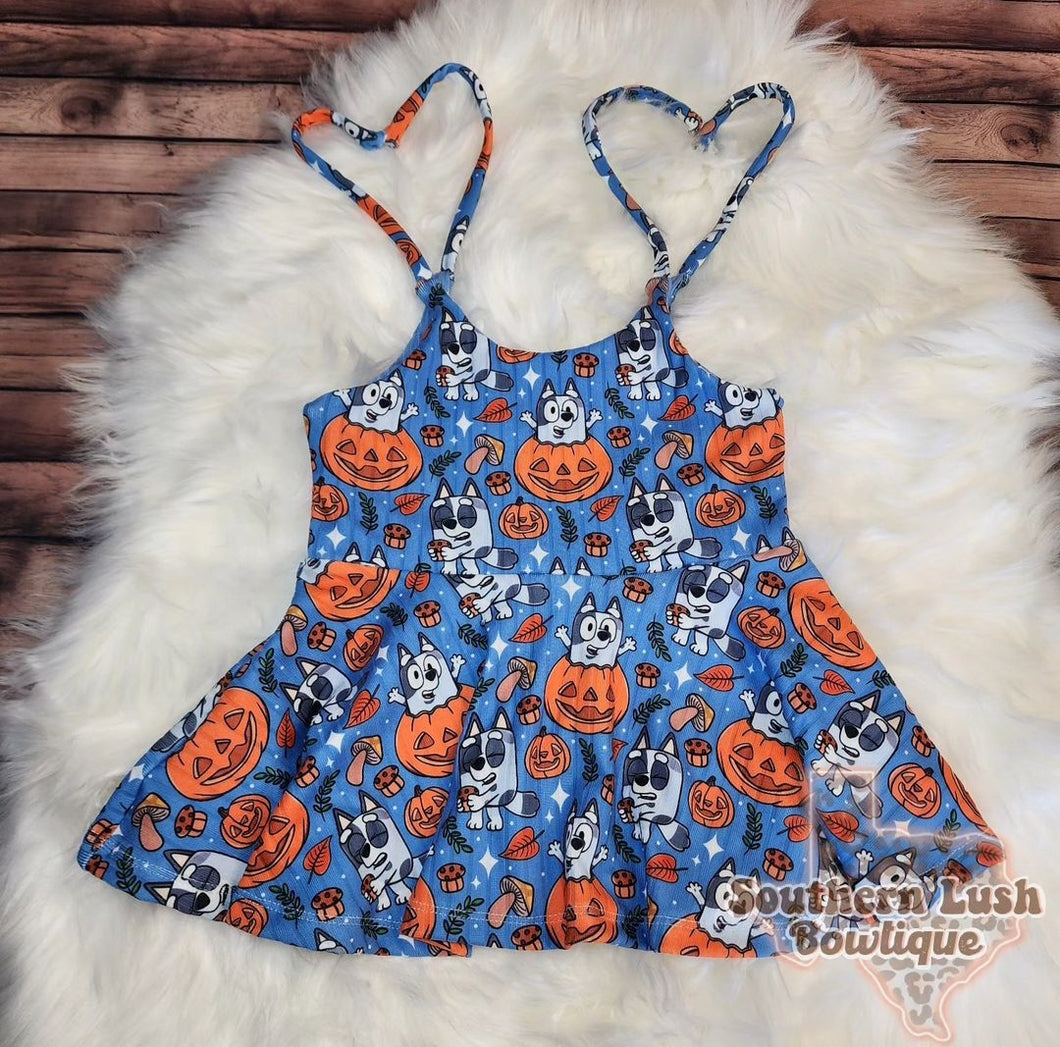 (RTS) 2T FALL FRIENDS PEPLUM
