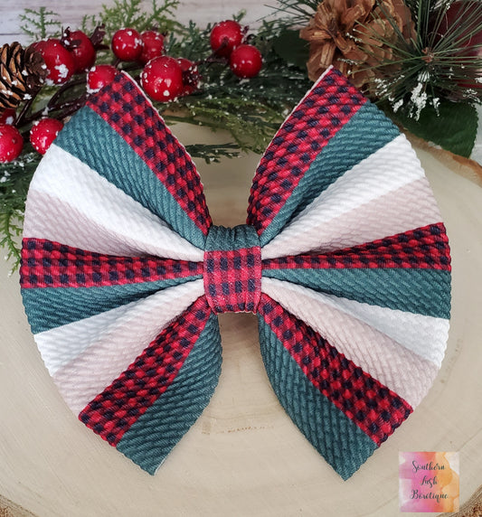 HOLIDAY STRIPES WITH GINGHAM