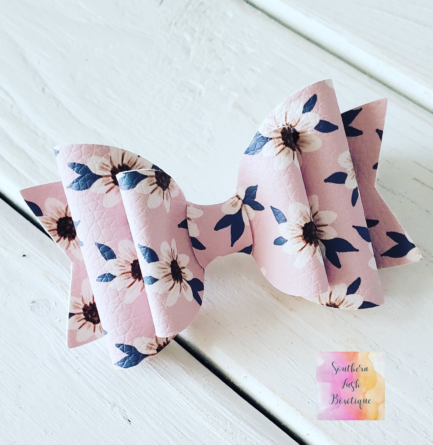 PINK AND BLUE FLORAL