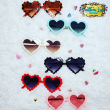 Load image into Gallery viewer, &quot;LICORICE BLACK&quot; HEART BREAKER SUNNIES
