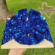 Load image into Gallery viewer, ROYAL BLUE SEQUINS VELVET
