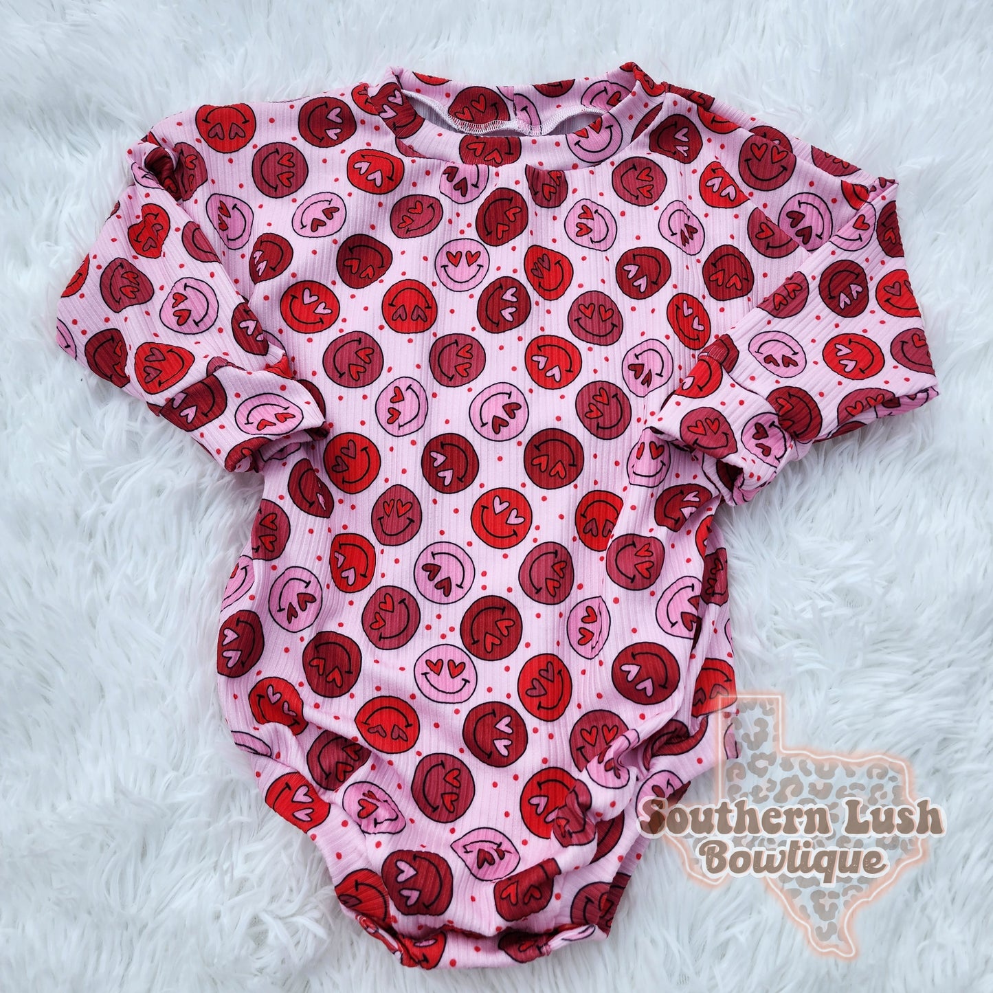 (READY TO SHIP)I HEART YOU SMILES ROMPER