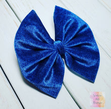 Load image into Gallery viewer, ROYAL BLUE DENIM VELVET
