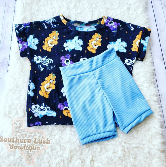 SPOOKY BEARS LOUNGE SET🖤(PLEASE READ THE SET DESCRIPTION BELOW)